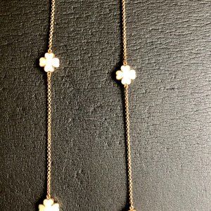 Faux Van Cleef Long Necklace